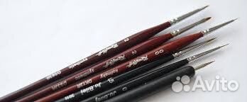 Кисточка для маникюра Рублефф