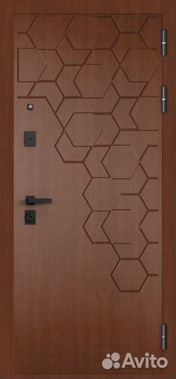 Входная дверь с зеркалом