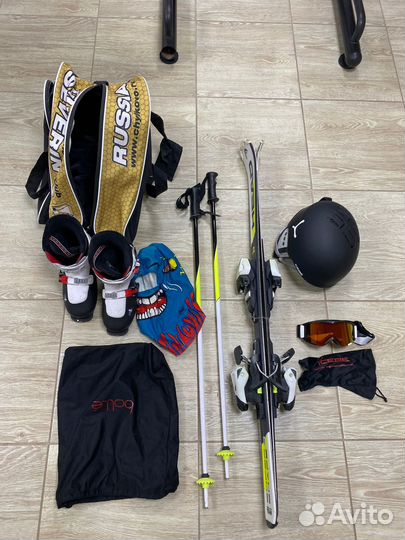 Горные лыжи детские комплект