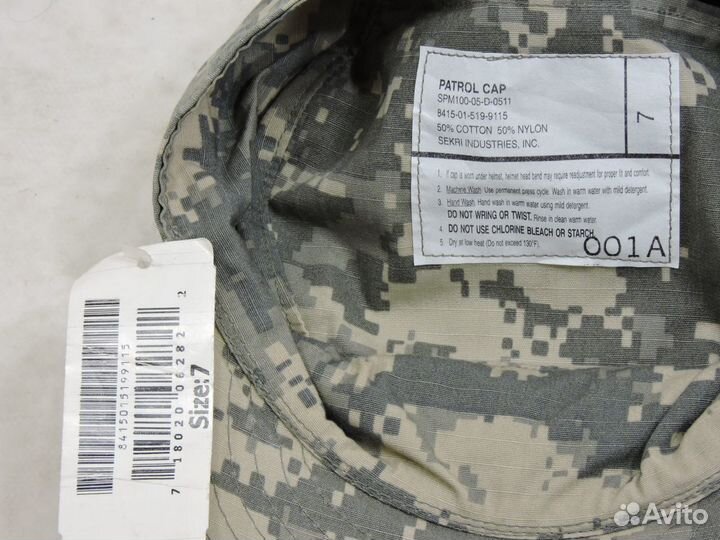 ACU usp US кепки новые размеры 7- 7\1.4-7\3.8-7\1