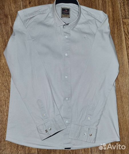 Рубашки школьные на кнопках 140 см