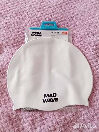 Шапочка для плавания mad wave