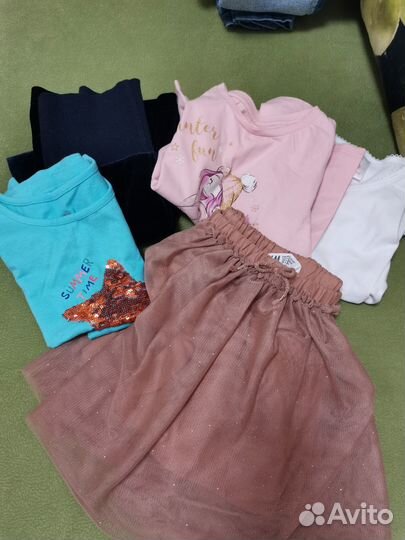 Детские вещи пакетом для девочки 104