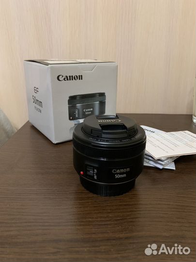 Объектив Canon 50mm 1.8 STM