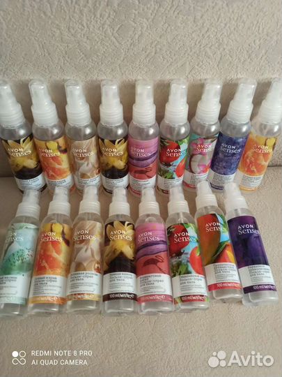 Парфюмерные спреи для тела и Гели для душа