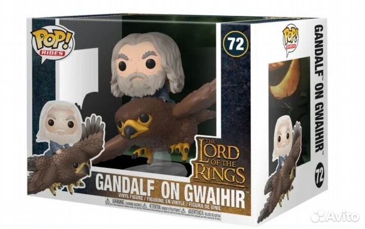 Фигурка Funko POP Rides: lotr: Гендальф на спине Г