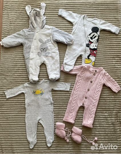 Вещи пакетом на девочку 62 68 74