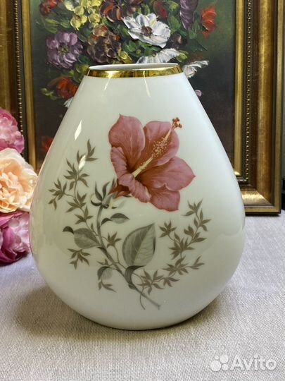 Старинная Ваза для цветов PMR Bavaria Jaeger & Co