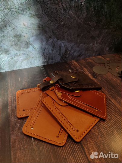 Чехол для пропуска из кожи