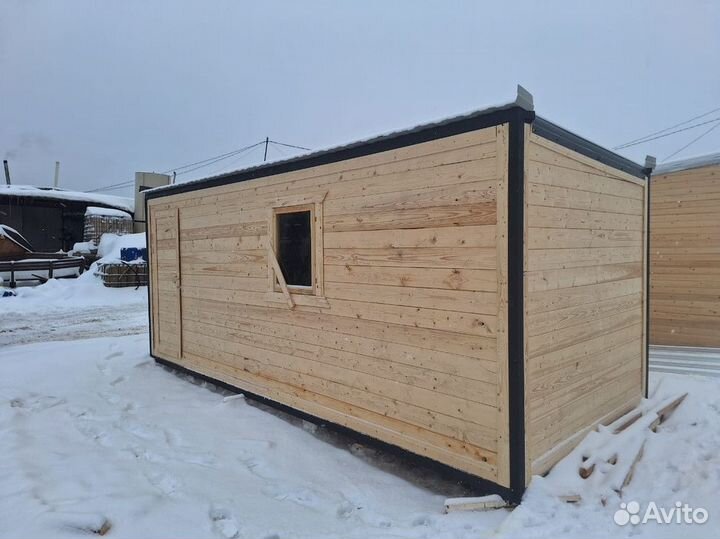 Бытовка и хозблок с утеплением и отделкой