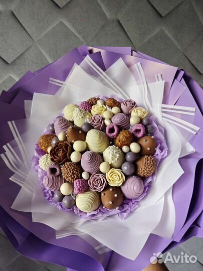 Клубника в шоколаде букет, съедобный букет