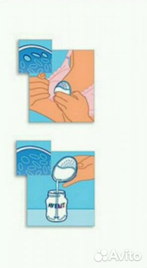 Накладки для сбора грудного молока Avent