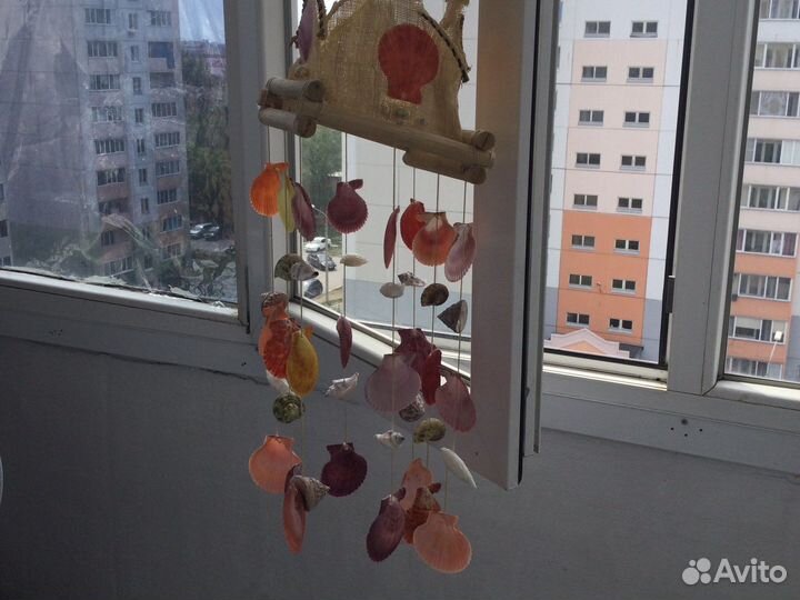 Звенящие украшения из ракушек