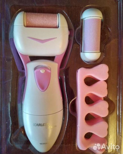Пилка роликовая Scarlett. Прибор уход за ногами