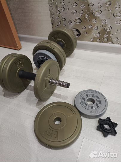 Гантели разборные