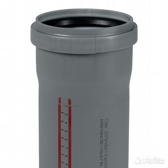 Труба канализационная d110x1500 мм пластиковая для