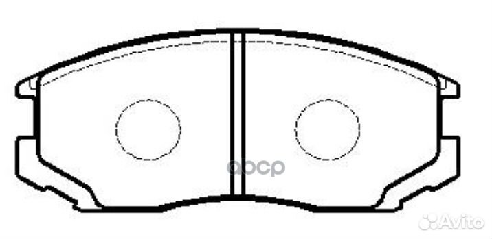 Колодки передние mitsubishi Colt -05/Lancer 92-03