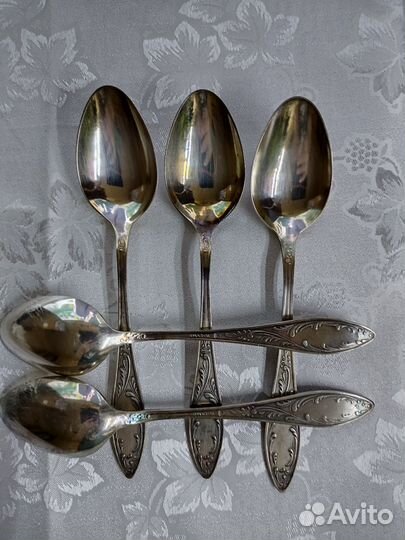 Столовые ложки мельхиор СССР