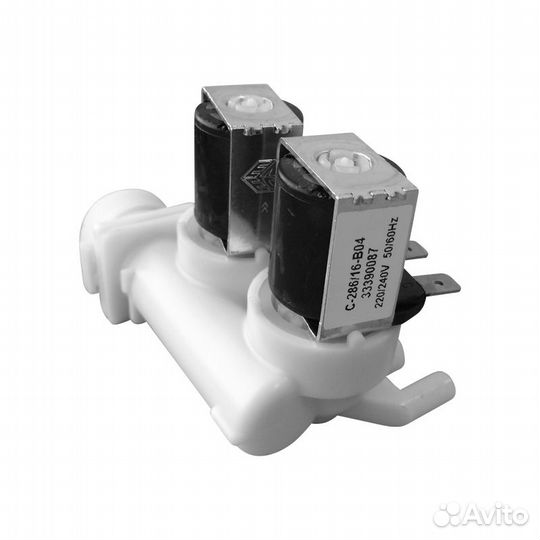 Электроклапан для стиральной машины Indesit 2W x 9