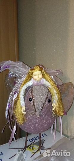 Новогодняя композиция подвеска большая на ёлку