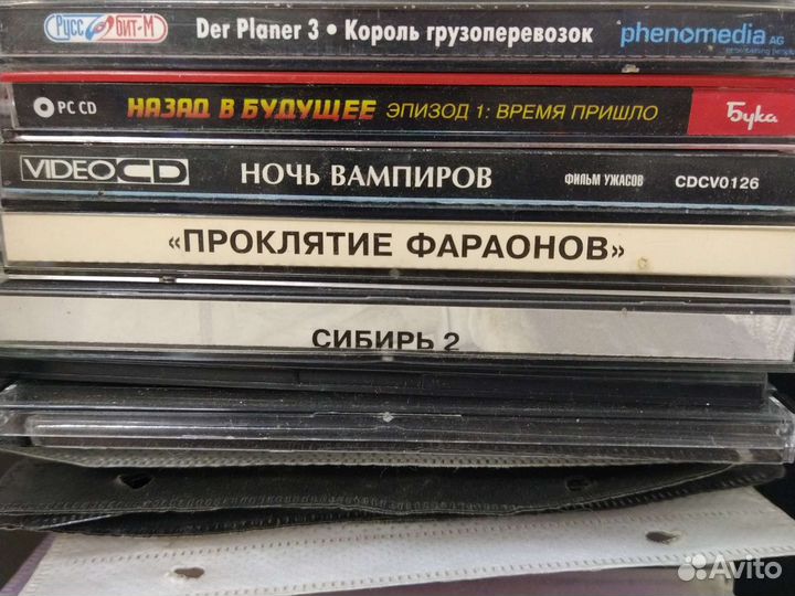 Компьютерные игры диски PC CD video DVD