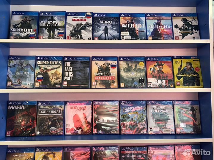 Диски с играми на ps5 и ps4