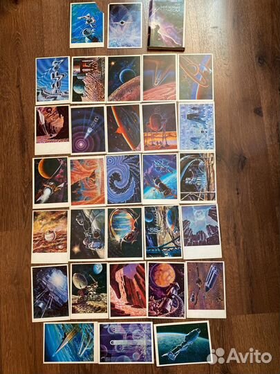 Открытки космос, 1975