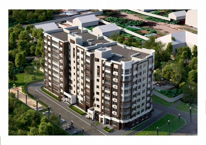 2-к. квартира, 66,6 м², 8/9 эт.