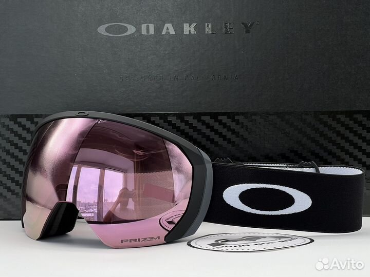 Горнолыжная маска Oakley Flight Path L Hi Pink