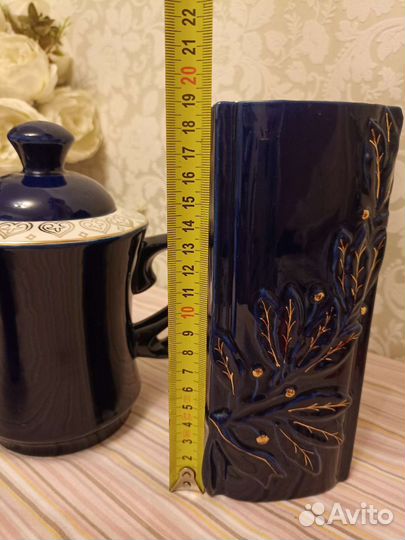 Кобальтовый чайный сервиз СССР разделяю