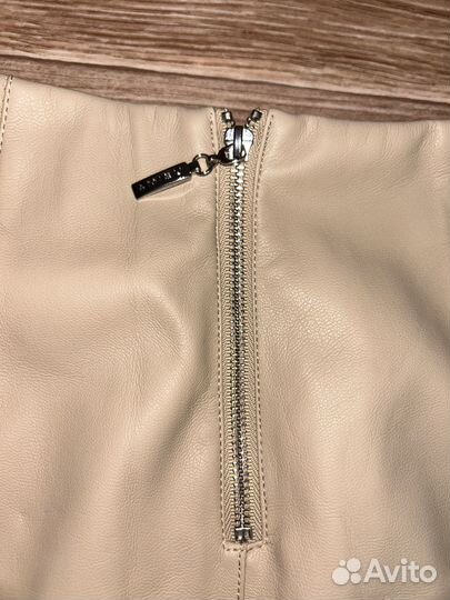 Кожаная юбка