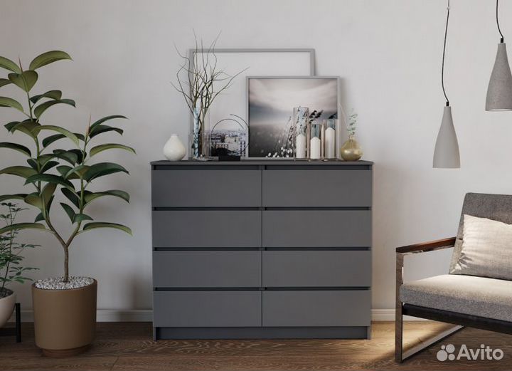 Комод графит новый