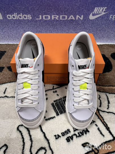 Кроссовки Nike Blazer Low Оригинал Jumbo White