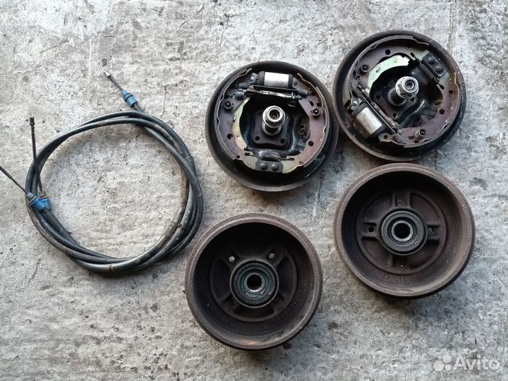 Задние тормоза Renault Logan