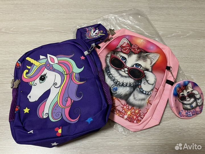 Рюкзак детский с кошельком-брелком