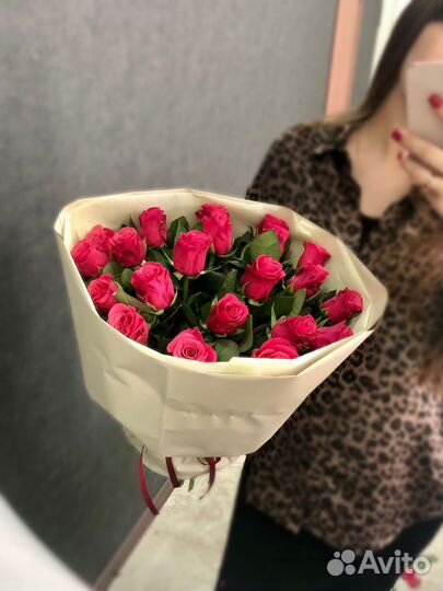 Букеты из 21, 31, 51, 101 розы