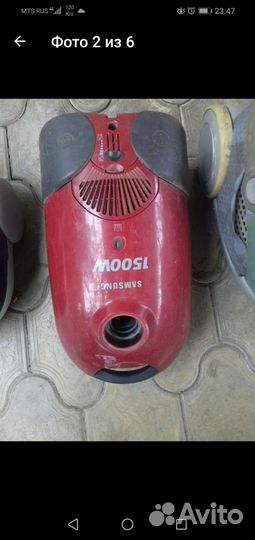 Пылесос Samsung на запчасти