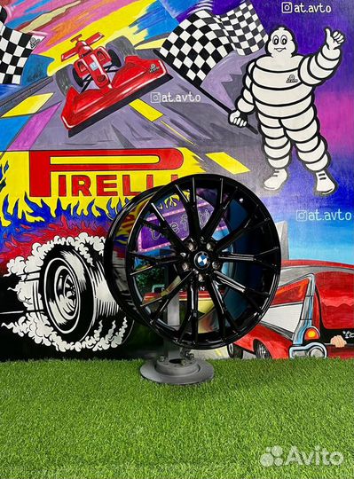 Диски на Bmw x3 новые R20 чёрный глянец