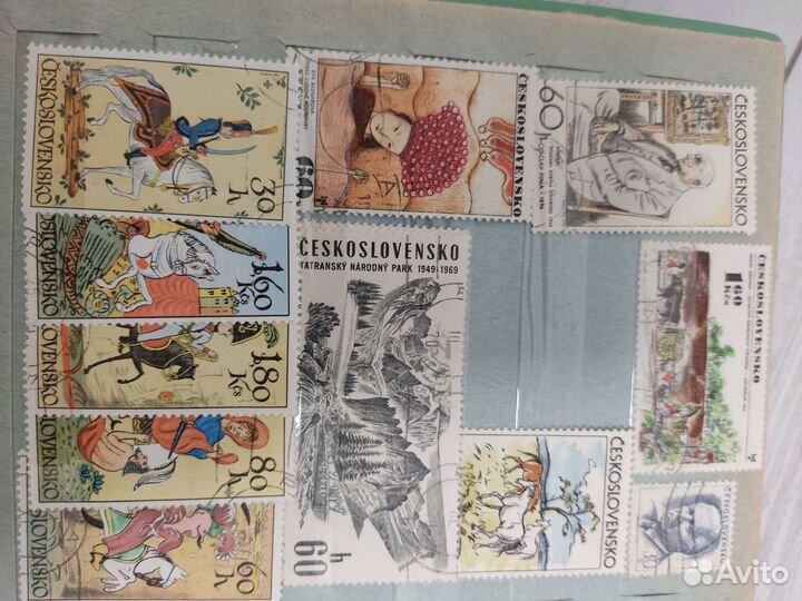 Почтовые марки СССР и иностранные