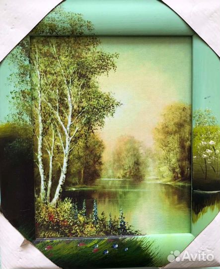 Картины с элементами масляных красок