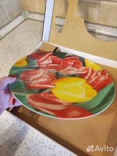 Набор для карвинга/торта тарелка и лопатка новое