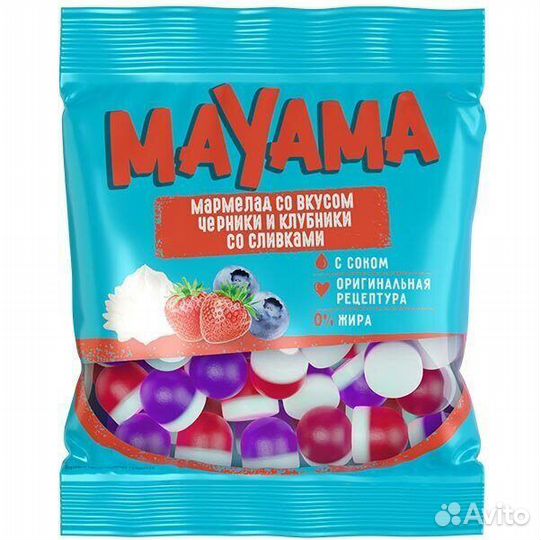 Мармелад Mayama Клубника и Черники со Сливками 70г