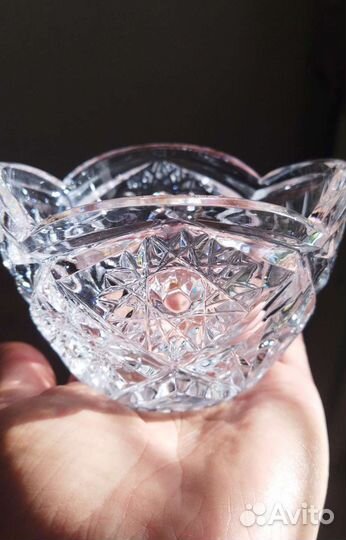 Хрустальные салатники- малышки СССР