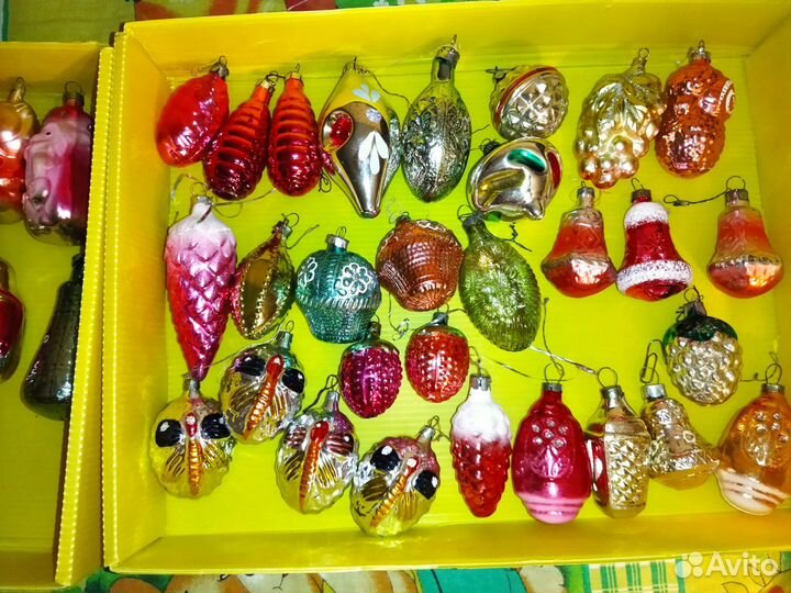 Елочные игрушки СССР