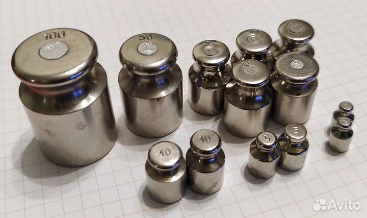 Гирьки весовые эталонные