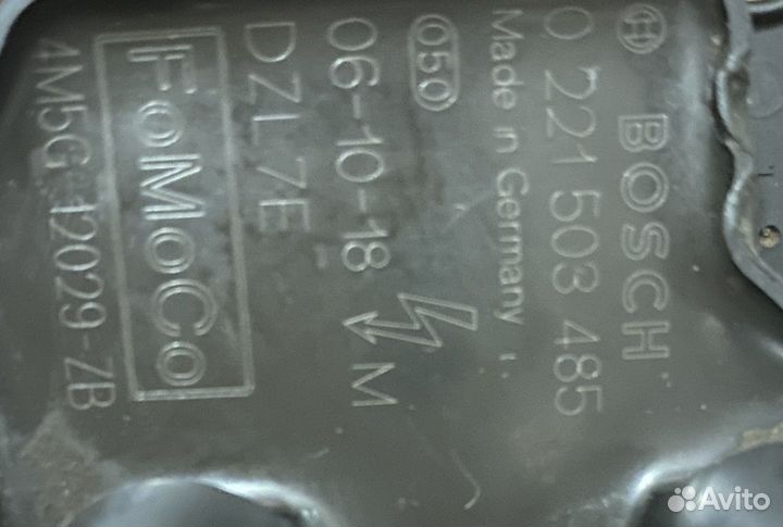 Катушка зажигания ford fusion /форд фьюжен