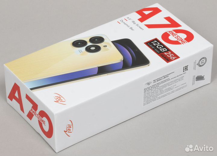 Itel A70, 4/256 ГБ