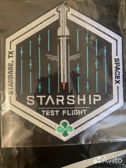 Коллекционный шеврон Starship Space X