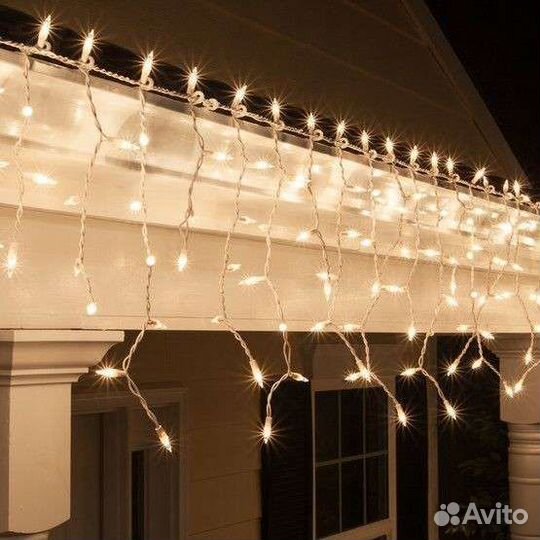 Световое украшение домов