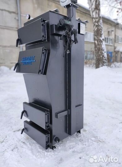 Твердотопливный котел длительного горения